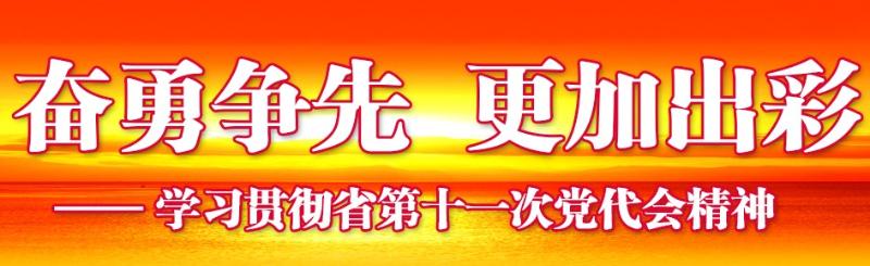 奮勇爭(zhēng)先，更加出彩——學(xué)習(xí)貫徹省第十一次黨代會(huì)精神